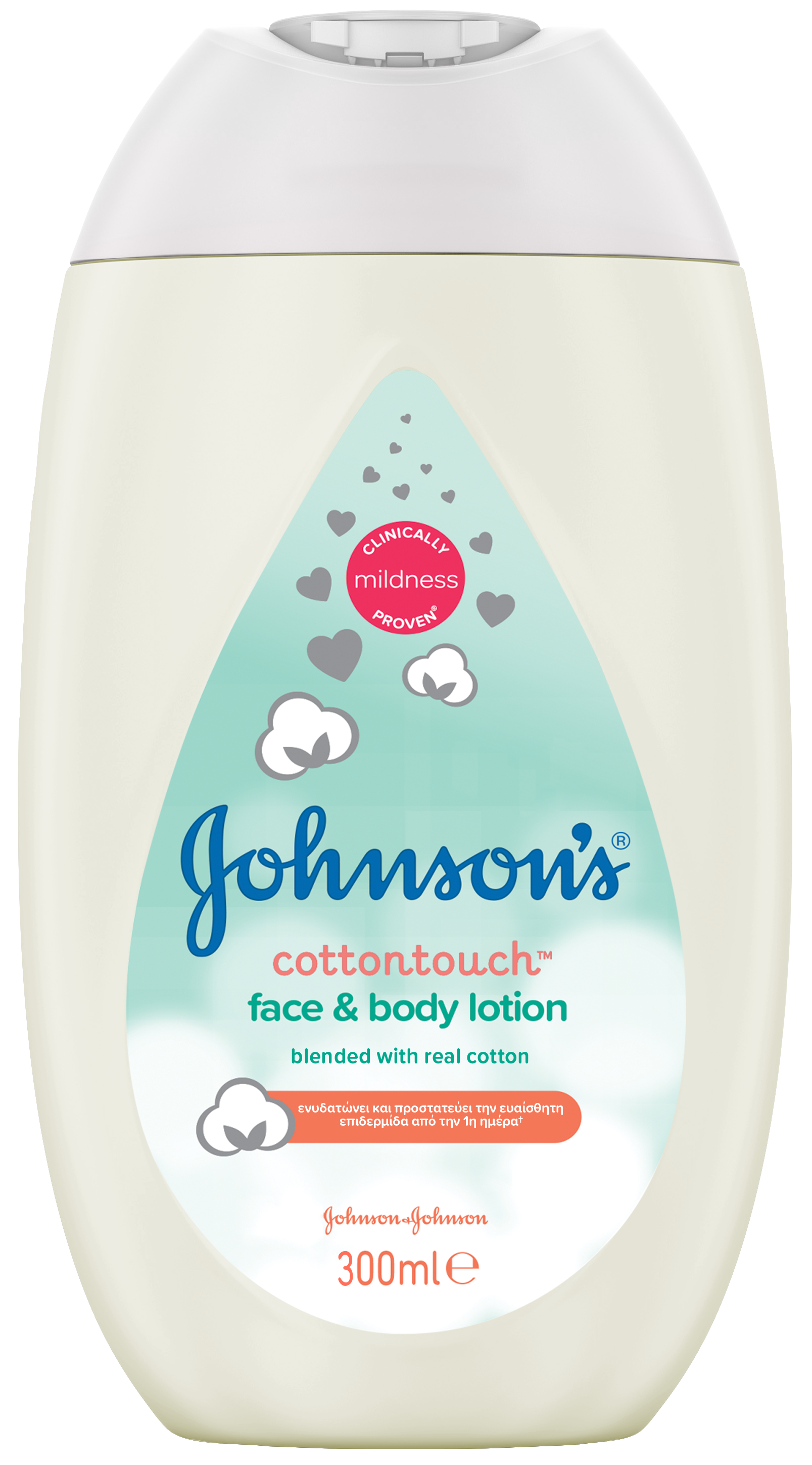 JOHNSON'S® CottonTouch™ Λοσιόν για Πρόσωπο & Σώμα